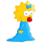 Maggie Simpson Icon 48x48 png